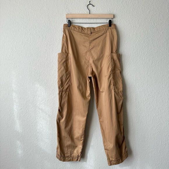 KOTN Womens High-Rise Cargo Pocket Pants in Khaki Tan Sz 12 W7308 - Picture 5 of 11